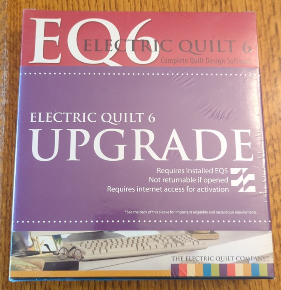 Electric Quilt 6 Upgrade EQ6 Design Software  Factory Sealed