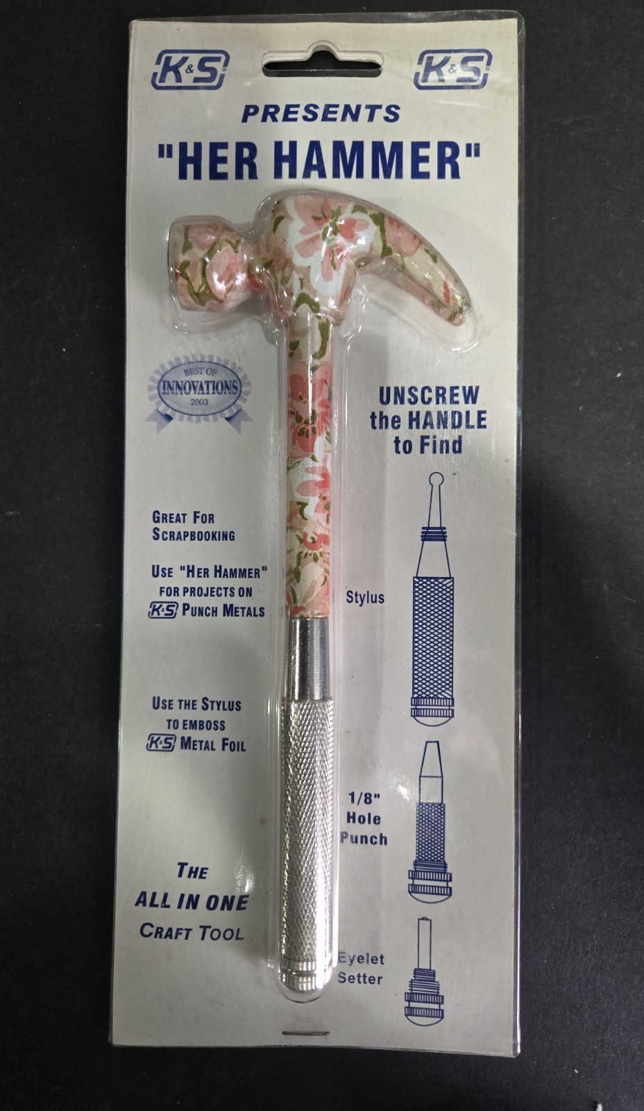 K&S Metal Products "Her Hammer" Craft Tool