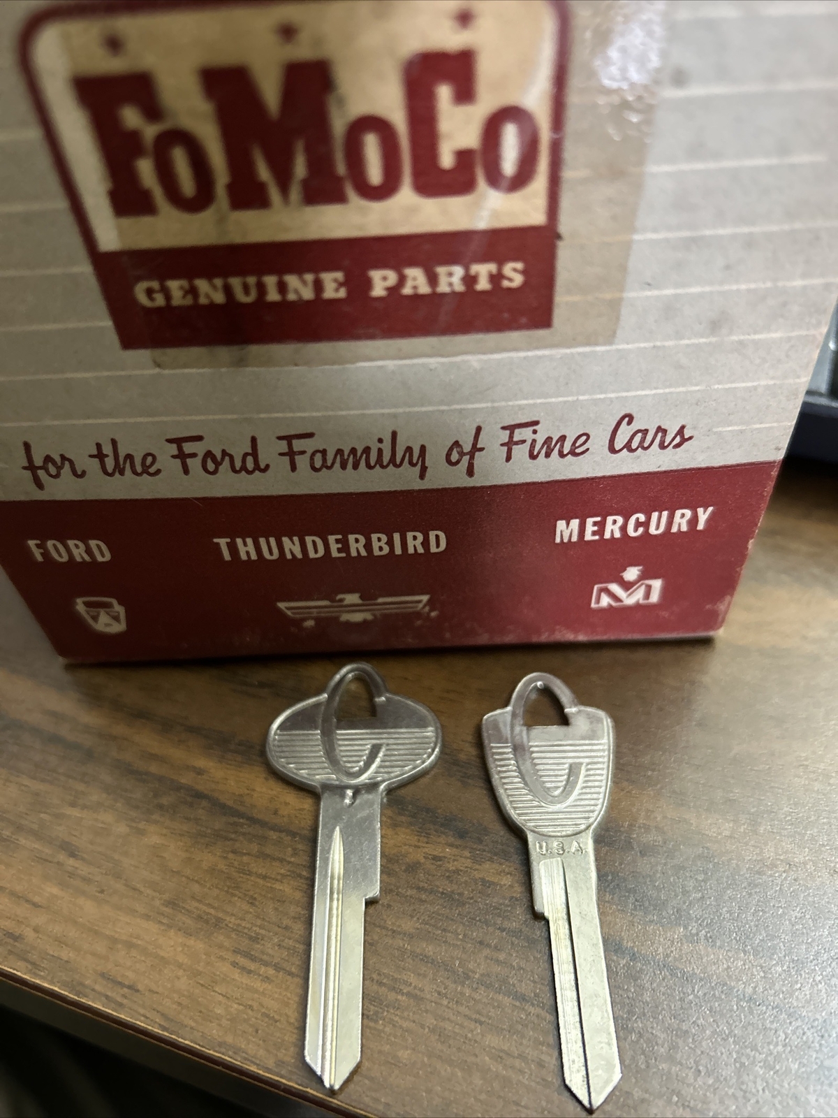 2 Mercury Comet Key Blanks 1960 1961 1962 1963 1964 Door Ignition Trunk Set NOS
