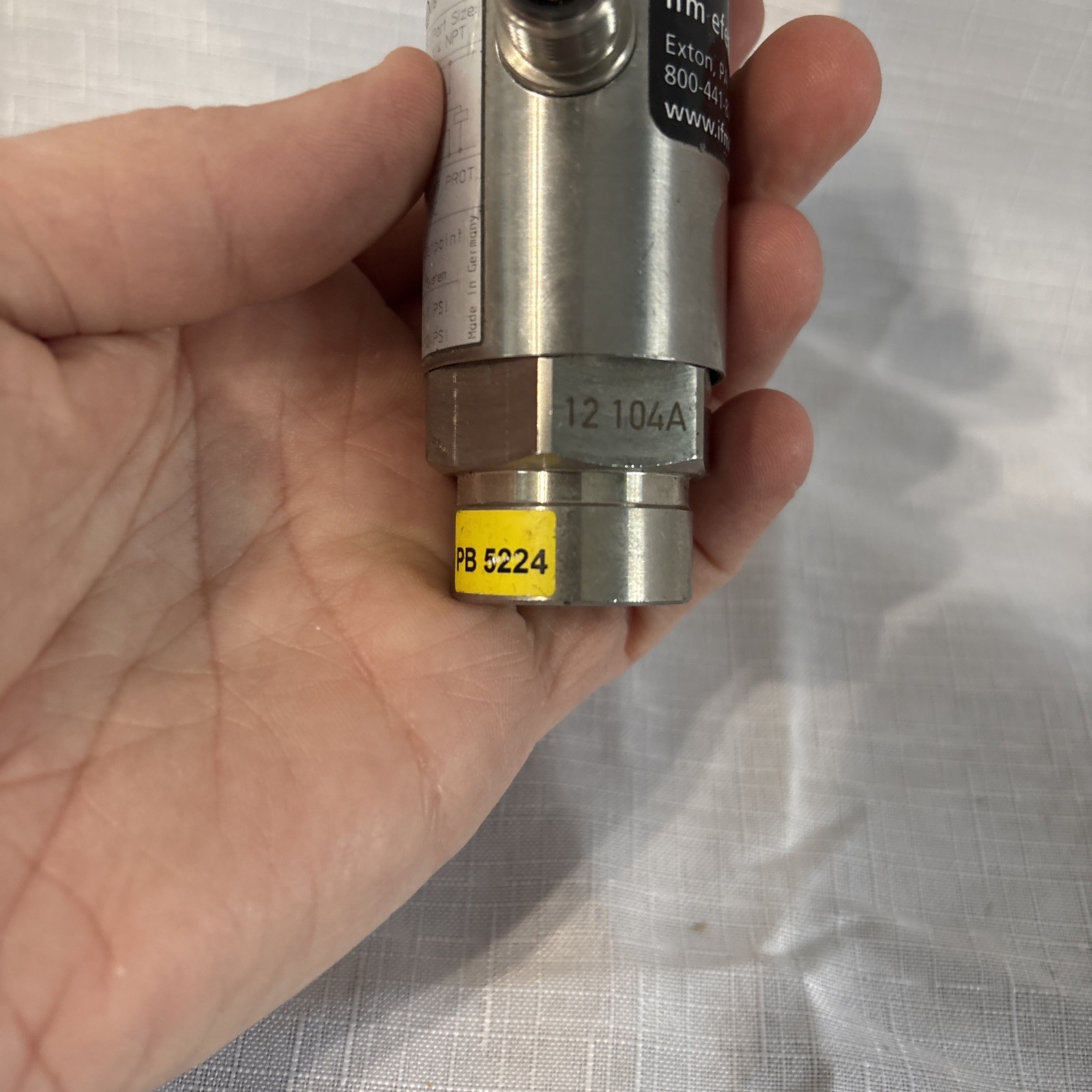 Ifm PB5224 Pressure Sensor with LED Bar Display USIP