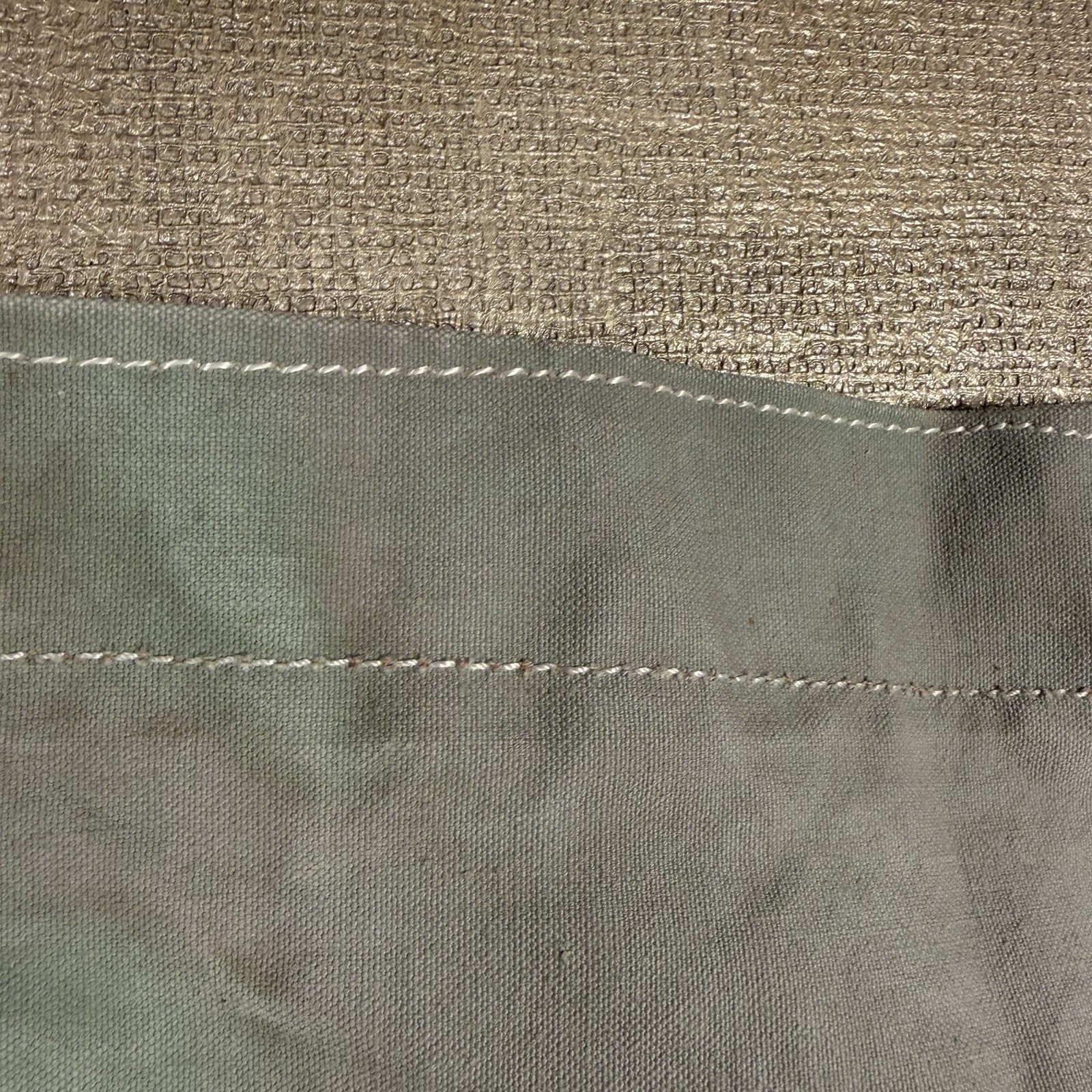 Large Vintage Green Canvas Military Gear Deployment Laundry Tote Bag 42x27 Mail