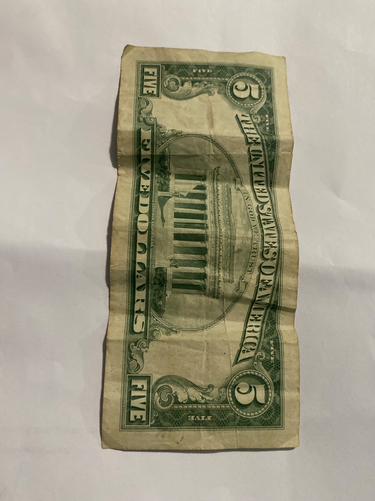 1963 5 dollar red seal