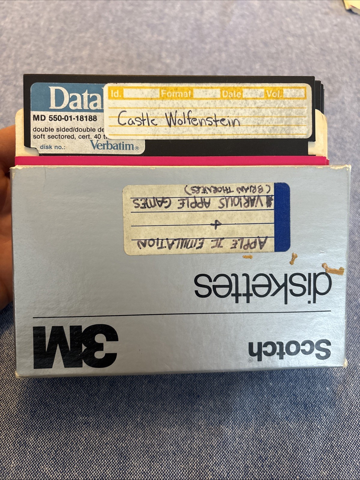 Floppy disk game lot for Apple II 2 vintage computer Dig Dug, Mario, Donkey Kong