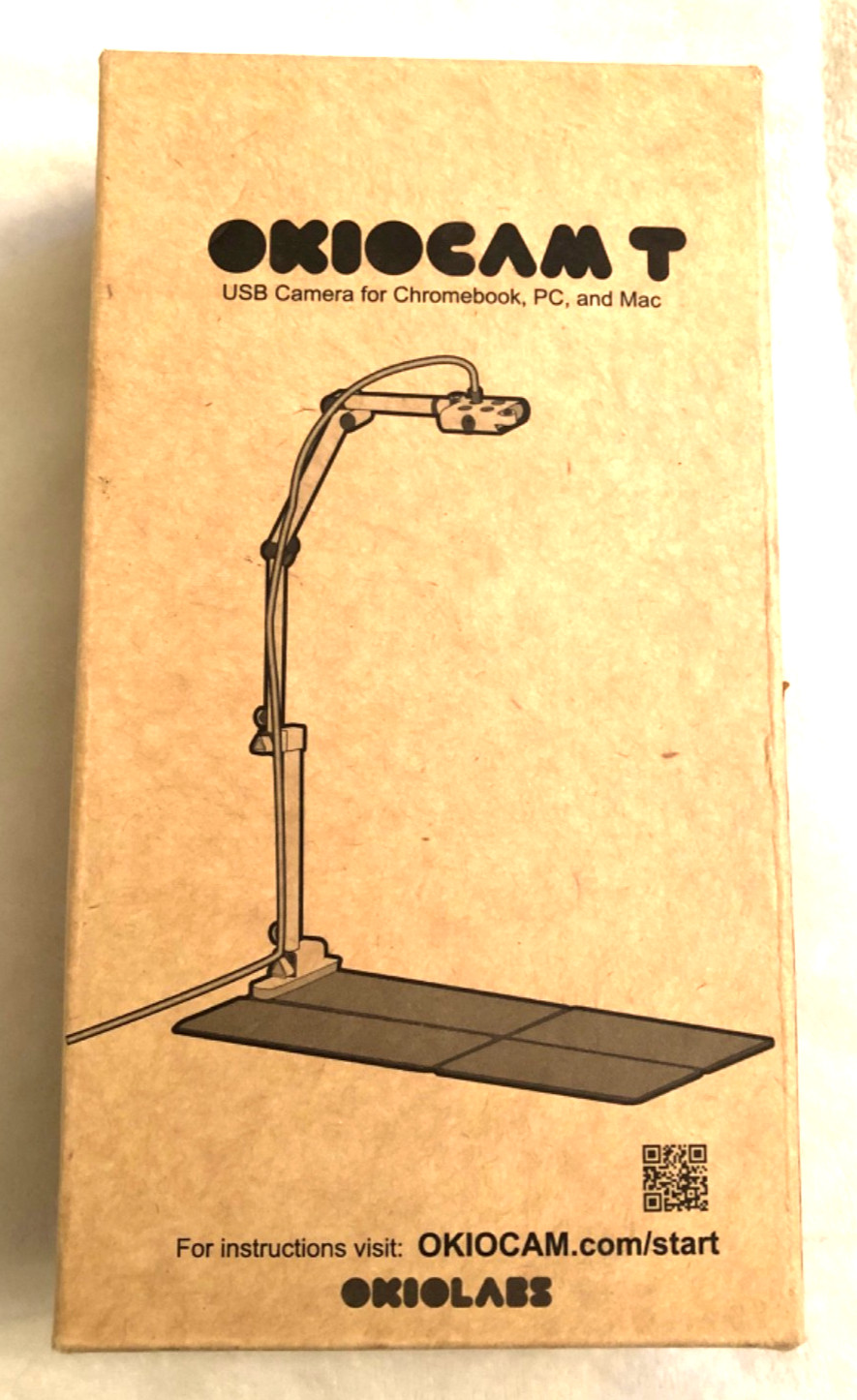 Okiocam T USB Document Camera/Webcam For Chromebook, PC, & Mac Classroom NIB