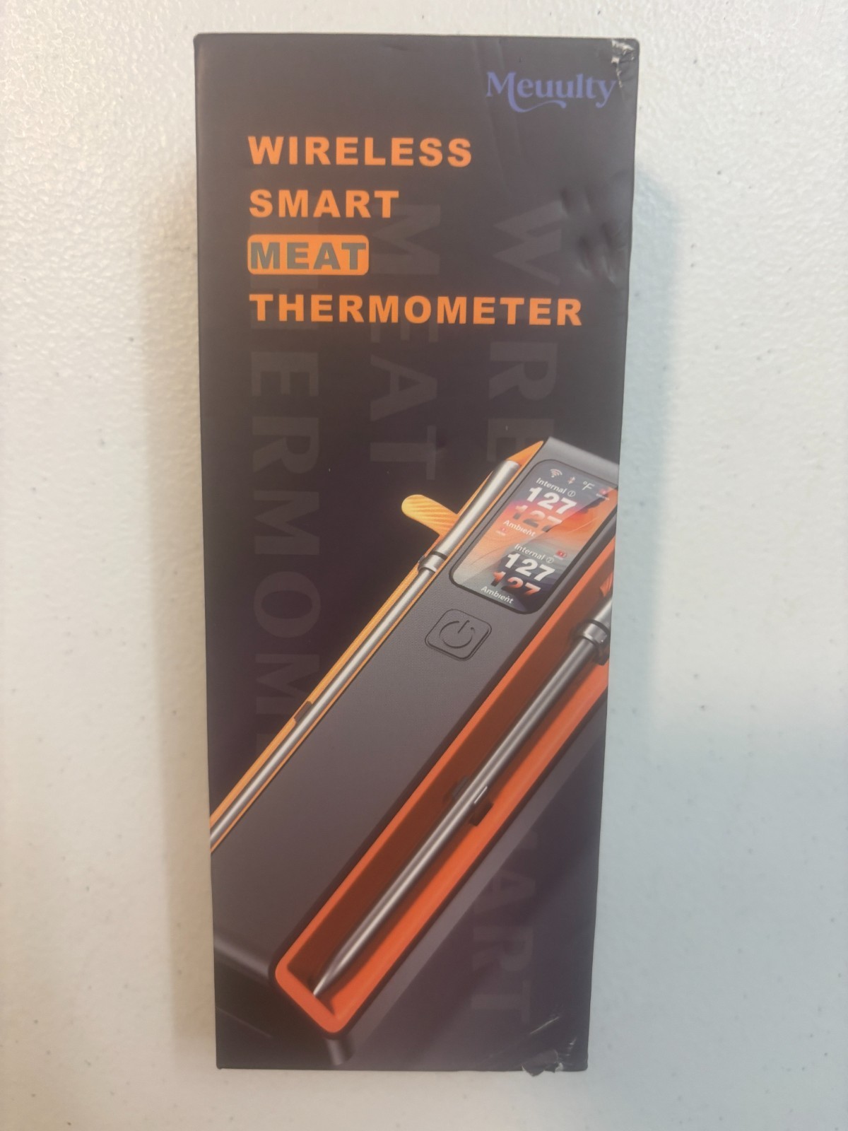 Meuulty smart bluetooth wireless meat thermometer for turkey, steak, chicken