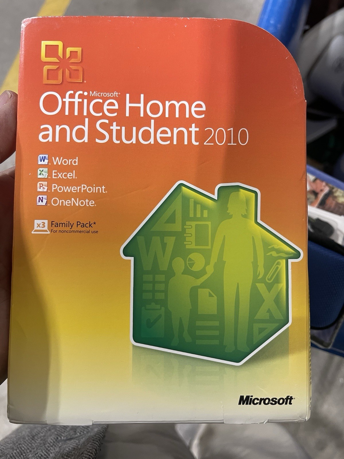 Microsoft Office Home & Student 2010 Software Suite For 3 PC,Family Pack Windows