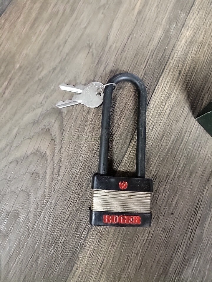 Ruger 5035 Firearm Rifle Pistol Child Safety Padlock