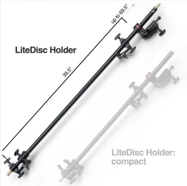 Photoflex Telescopic LiteDisc Reflector Holder (DL Holder) 36” to 67”