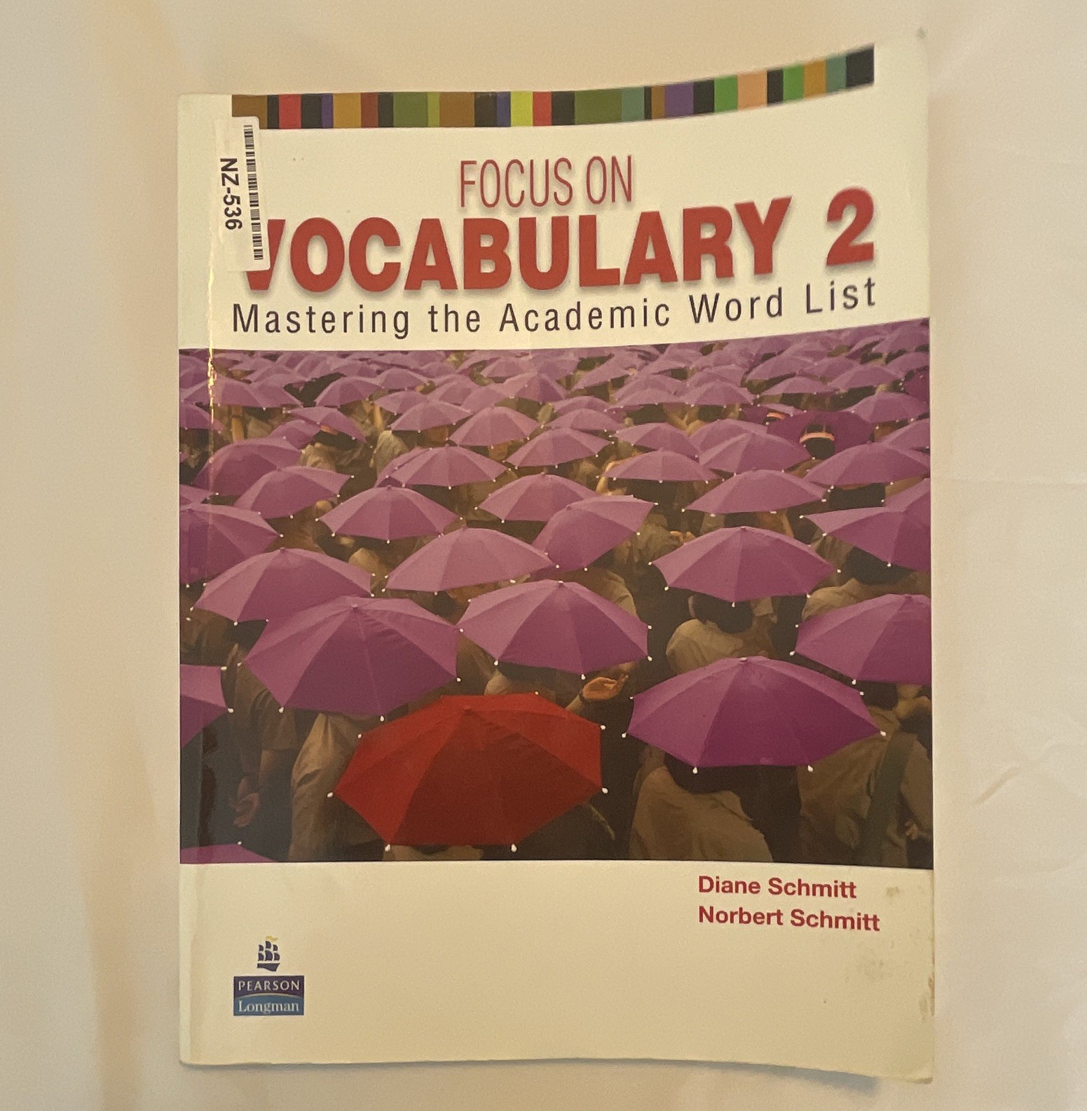 Pearson Focus on Vocabulary 2 2nd Ed Academic Word List (2011) Schmitt