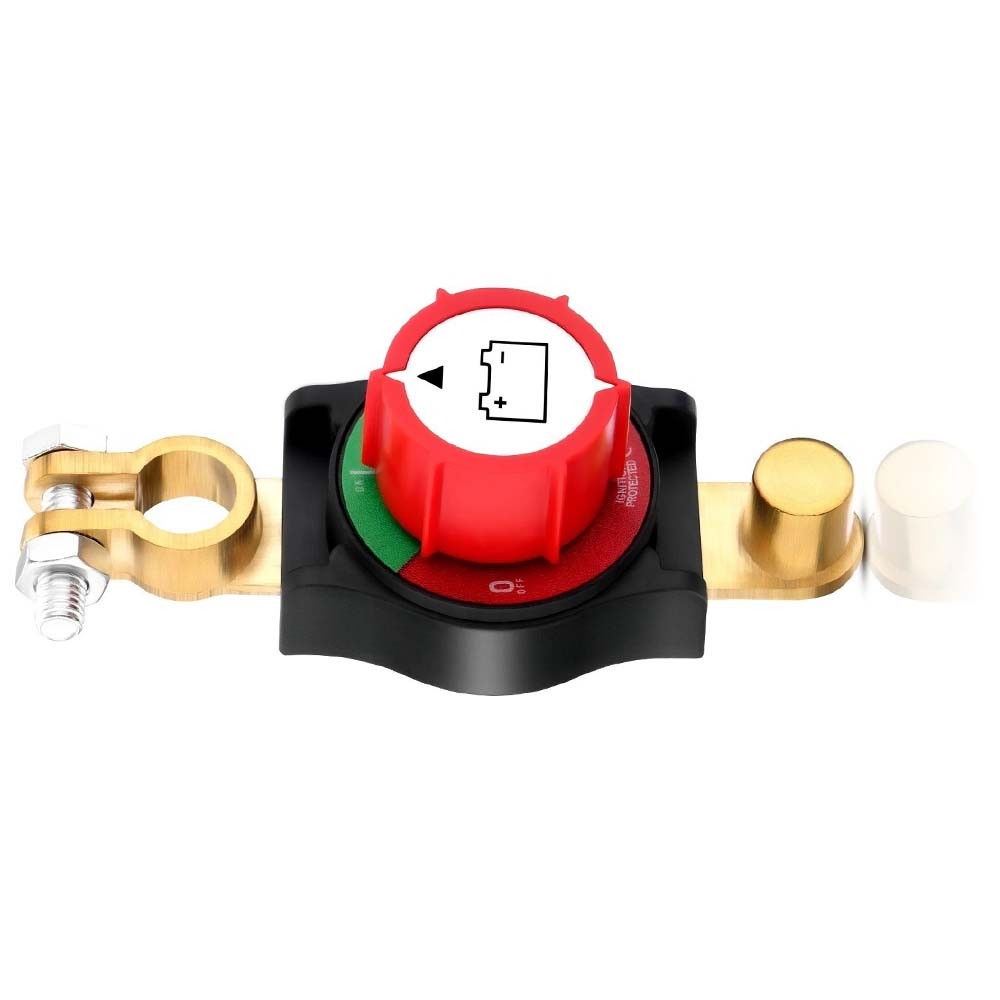 Top Post Battery Disconnect Switch 12-48V Marine Battery Cut-Off Switch Isolator
