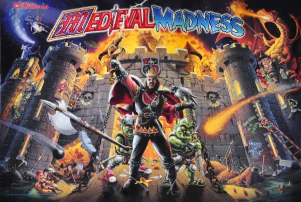MEDIEVAL MADNESS Complete LED Lighting Kit custom SUPER BRIGHT PINBALL LED KIT