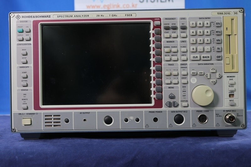 R&S FSEB30 (1066.3010.30) Spectrum Analyzer TG 20Hz to 7GHz, opt B7