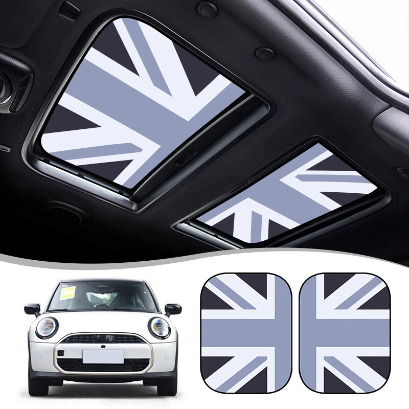 2P For MINI Cooper R54 R55 R56 R60 F55 F56 Sunroof Sun Shade Foldable Roof Cover