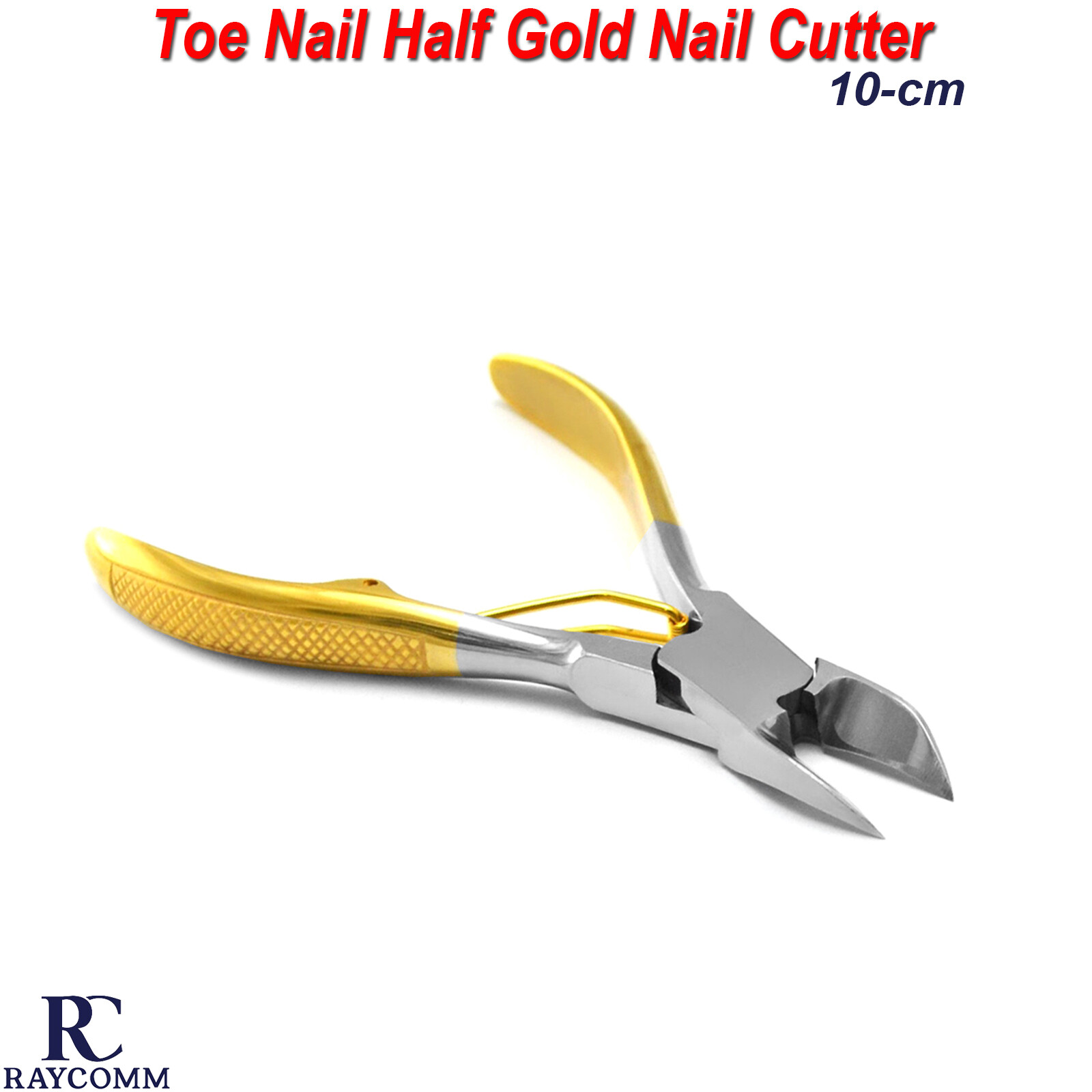Professional Toe Nail Cutters Gold Handle Heavy Duty Thick Nails Chiropody Tools