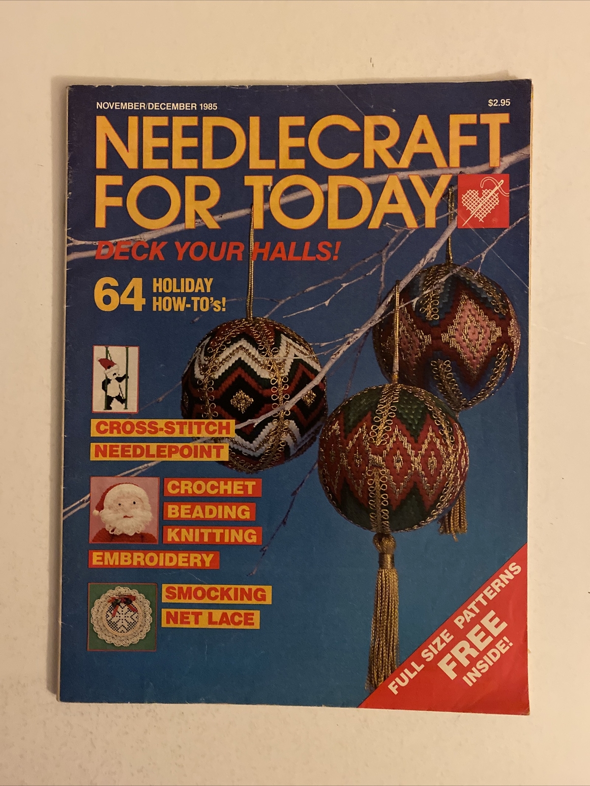 Vintage Needlecraft for Today November/December 1985 - 64 Holiday How To's