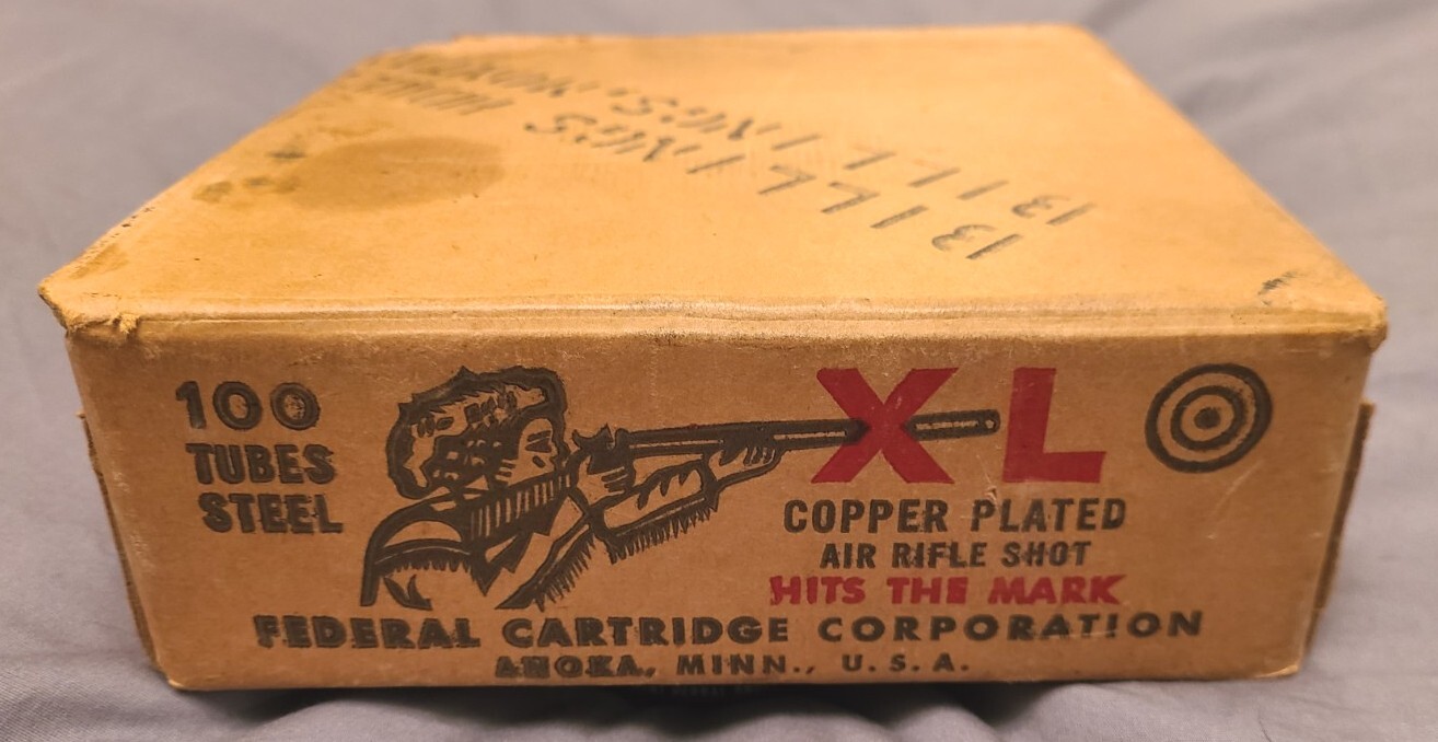Federal Cartridge Ammo 100 Steel Air Rifle BB Tubes Billings Montana Full Box