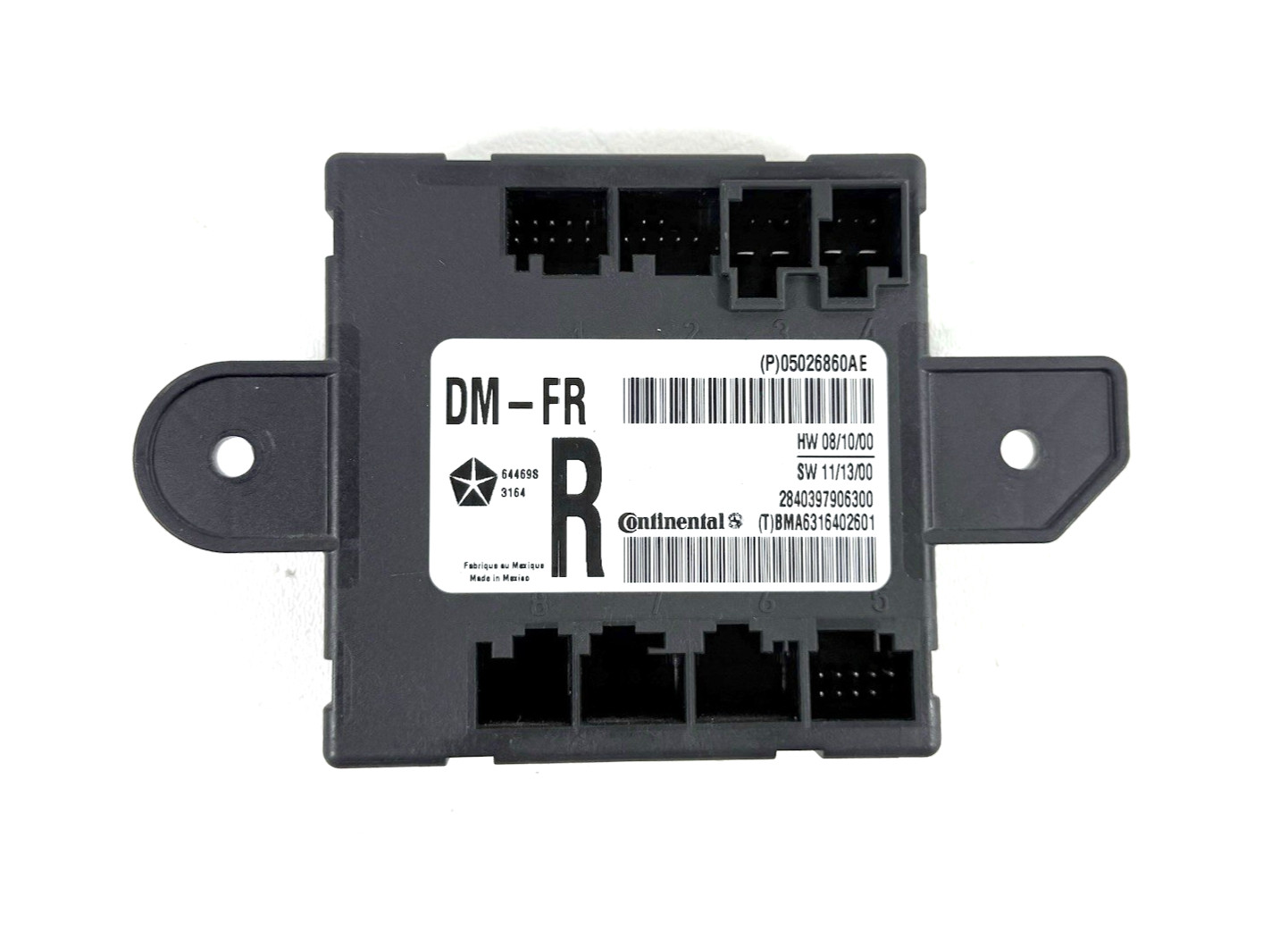 2011-2016 Dodge Grand Caravan Right Passenger Side Front Door Module 05026860AE