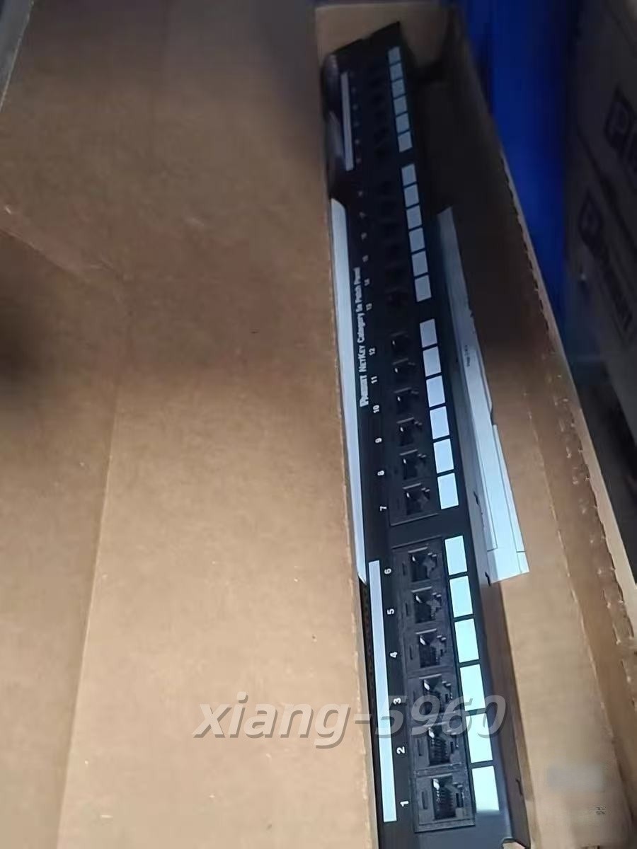 Panduit NK5EPPG24 Punchdown Patch Panel Category 5E, Flat, 24 Port, 1RU