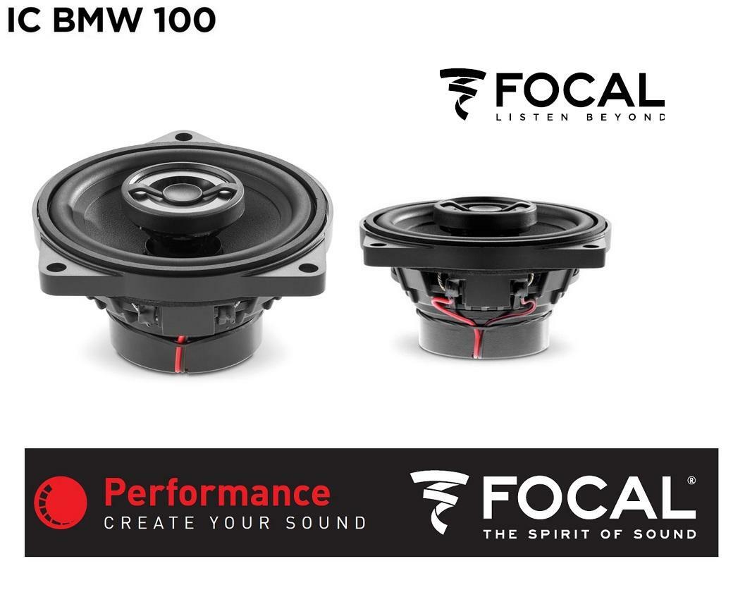 Focal IC BMW 100 2-Way Coax Speakers 10cm for BMW Z4, G29 Rear