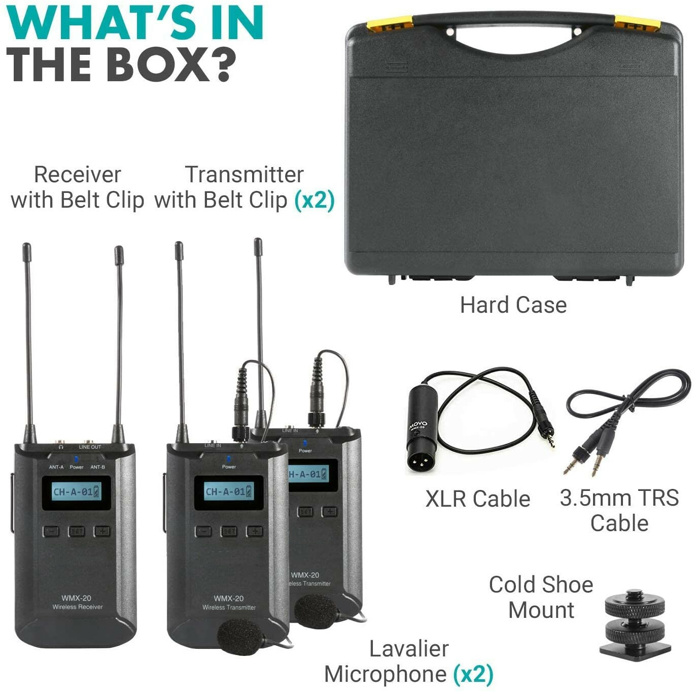 Pro C100 W2LM DC 2 wireless lavalier mic for Canon EOS C200 C300 cinema camera