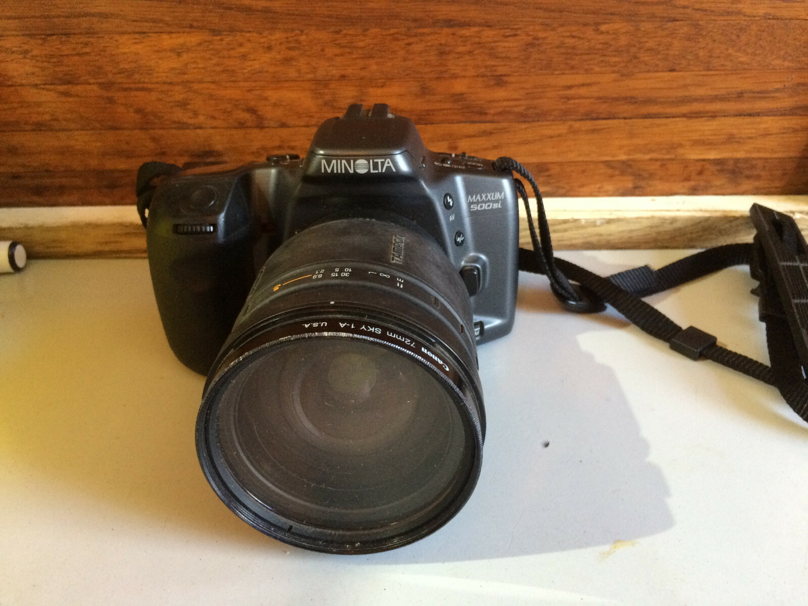 Minolta Maxxum 5000si w/ Tamron 28-200 Zoom Lens w/Manual + Extras
