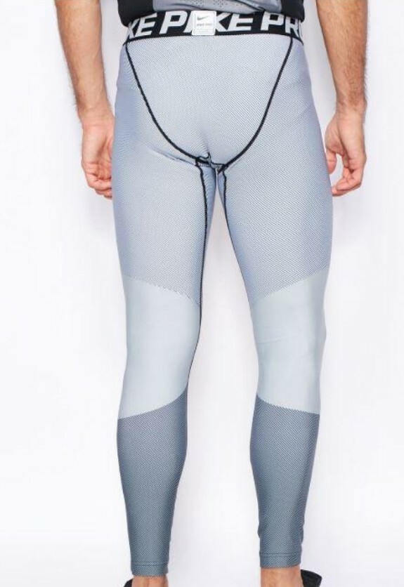 2015 Nike Pro Hyperwarm Lines Compression Pants Tights Sz Small S 699970 100 $60