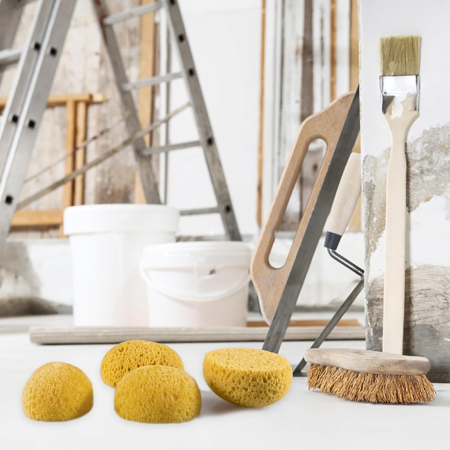 2 Pcs Knockdown Texture Sponge Drywall Repair Texture Spray Texture Patch Sponge