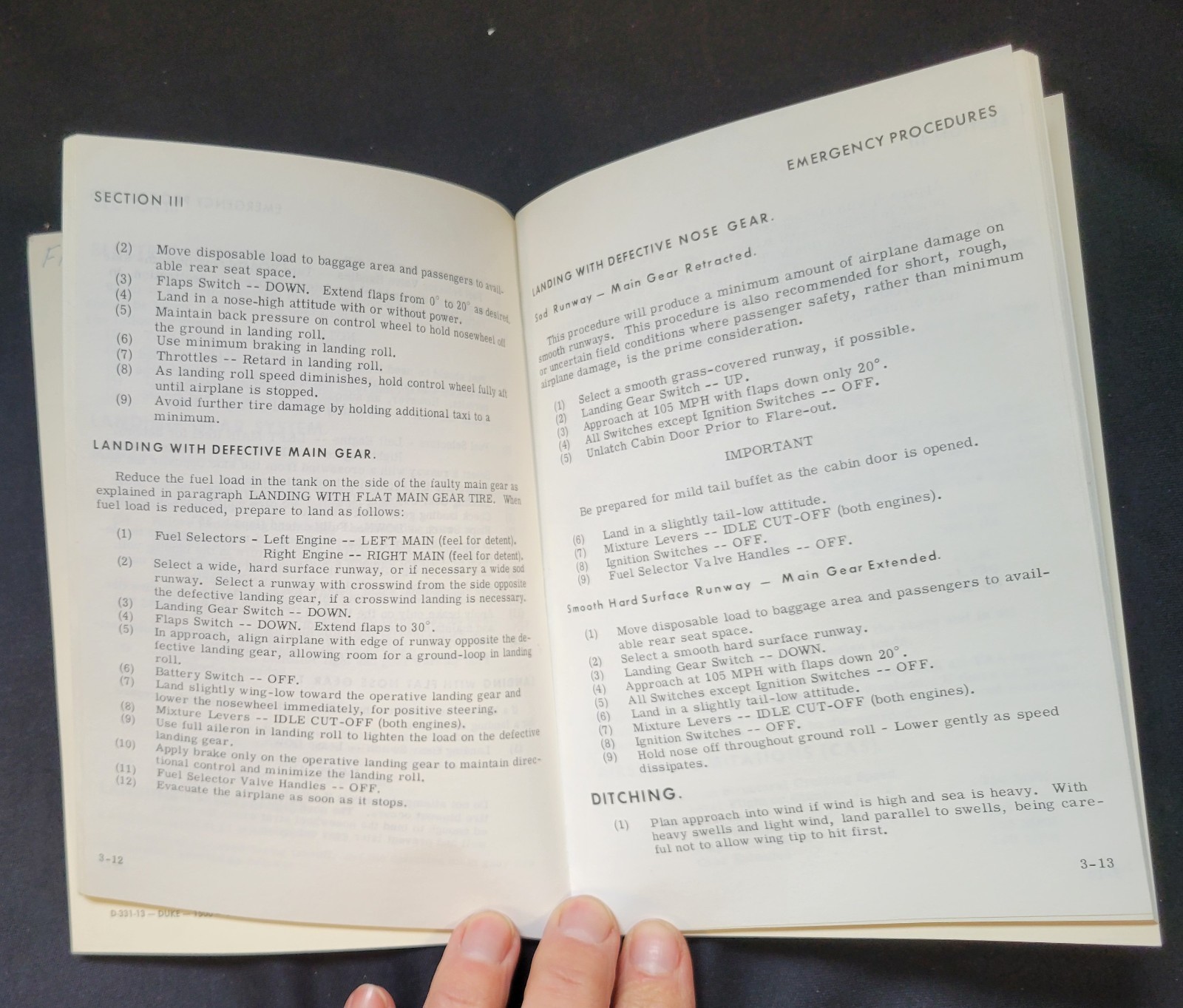 Cessna Model Skyknight Owners Manual 1966