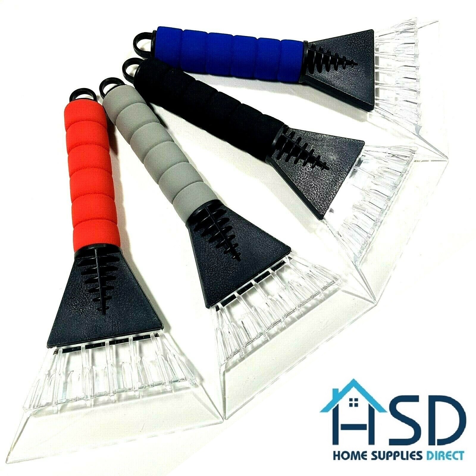 Soft Grip Ice Scraper Windscreen Frost Window Snow De-Icer Winter Car Van Taxi
