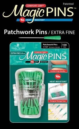 Magic Pins, Patchwork Extra Fine, 100 pins by Taylor Seville Originals