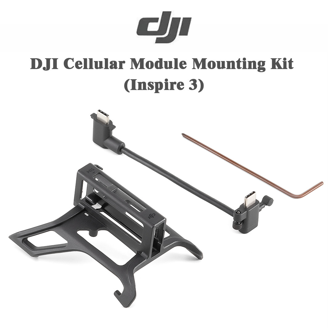 Original DJI Inspire 3 Cellular Module Mount Kit –Bracket & Cable Kit for TD-LTE