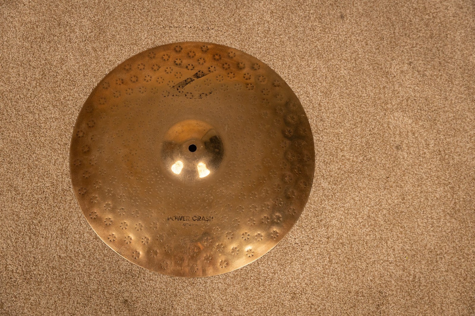 1980s Zildjian 16" Z Power Crash Cymbal 1205g