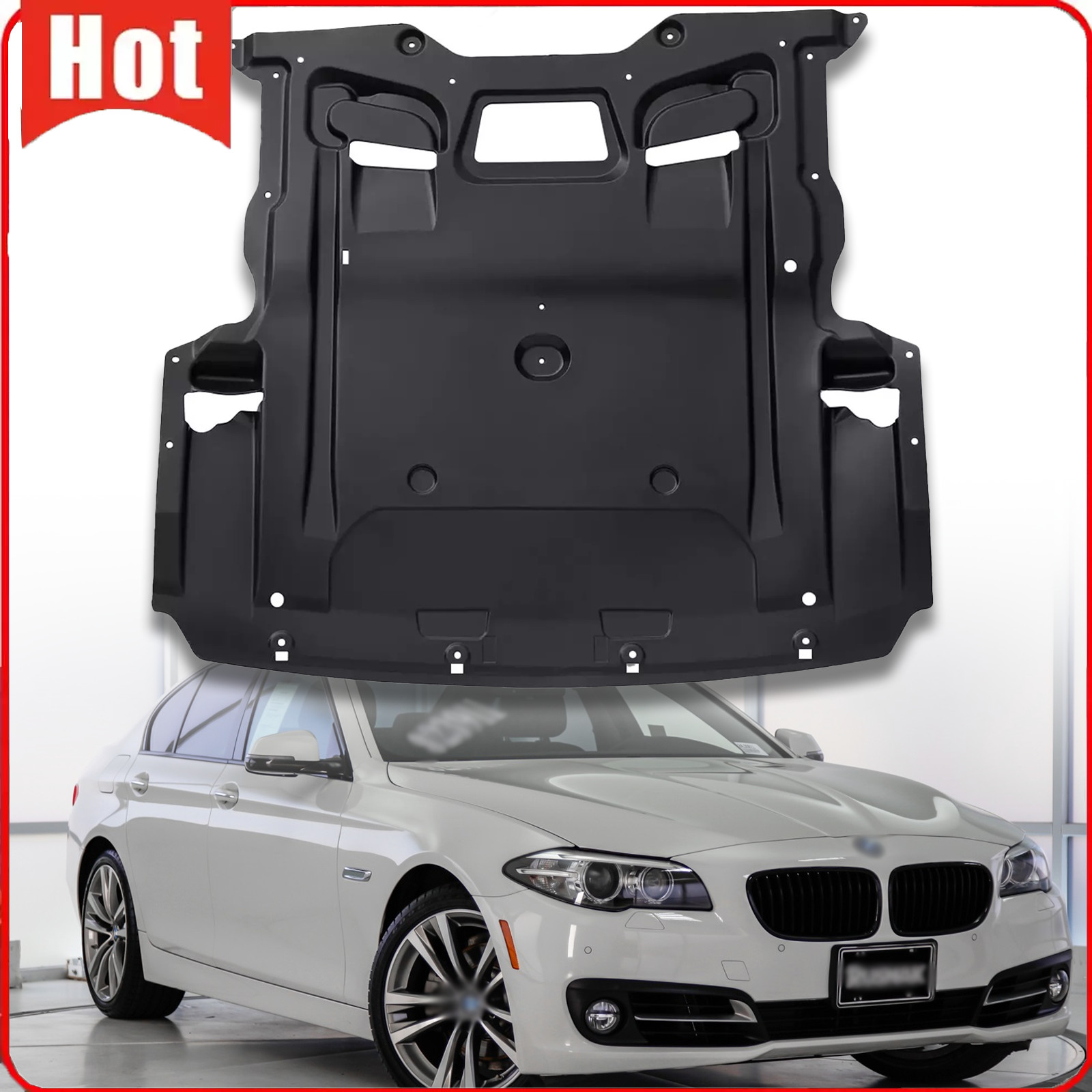 Fits 2011-2019 BMW 528i 535i 550i 750Li Front Engine Splash Shield 51757185113
