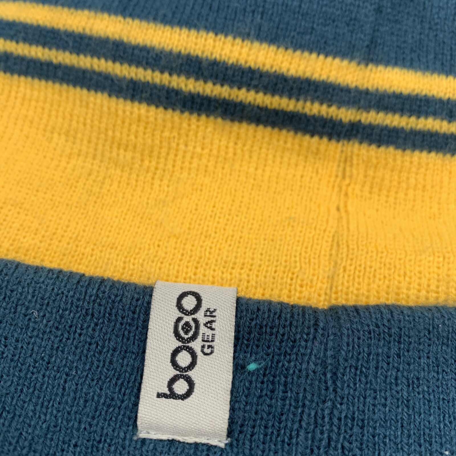 Boulder County Soccer Club Adult Beanie Cuffed Logo Patch Bobble Hat Colorado