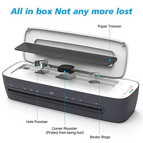 Laminator Machine 13-Inch Thermal Lamination with Laminating Sheets 9 in1 SL888