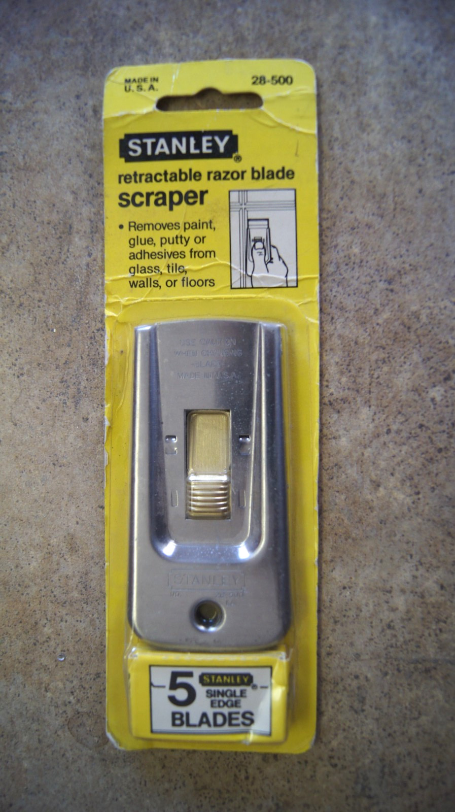 Stanley Retractable Razor Blade Scraper