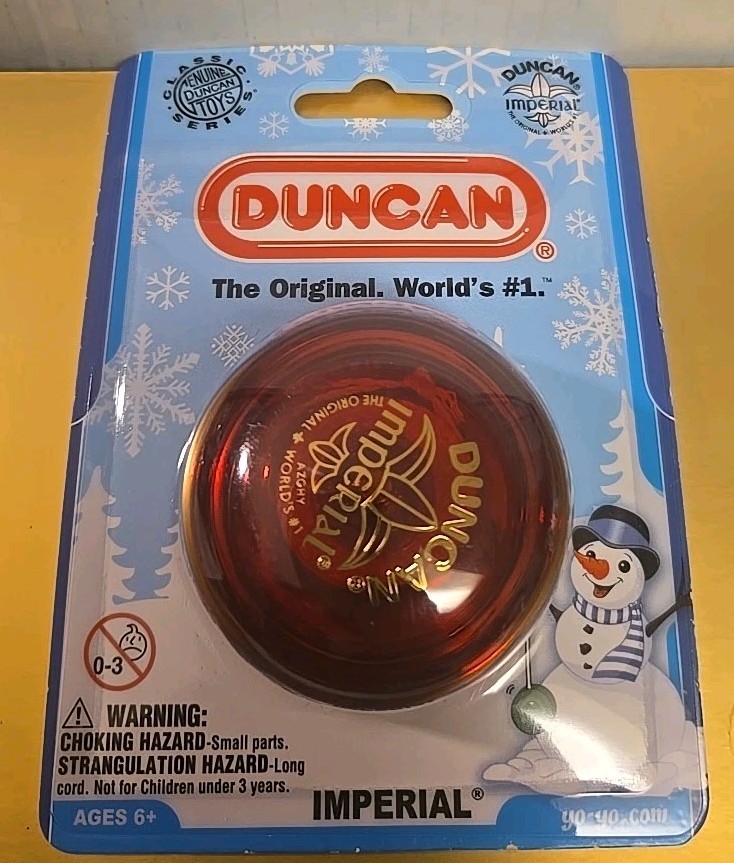 New!! Duncan Imperial Yo-Yo  Genuine Original Transparent Red