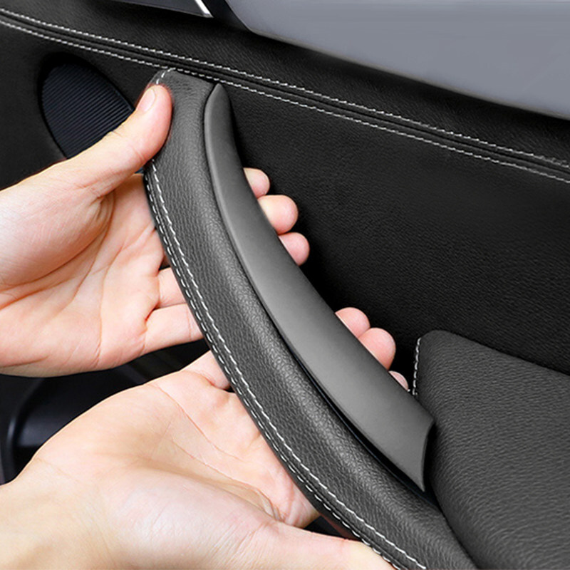 2pc Left + Right Interior Door Handle Pull Cover For BMW X3 X4 F25 F26 2010-2017