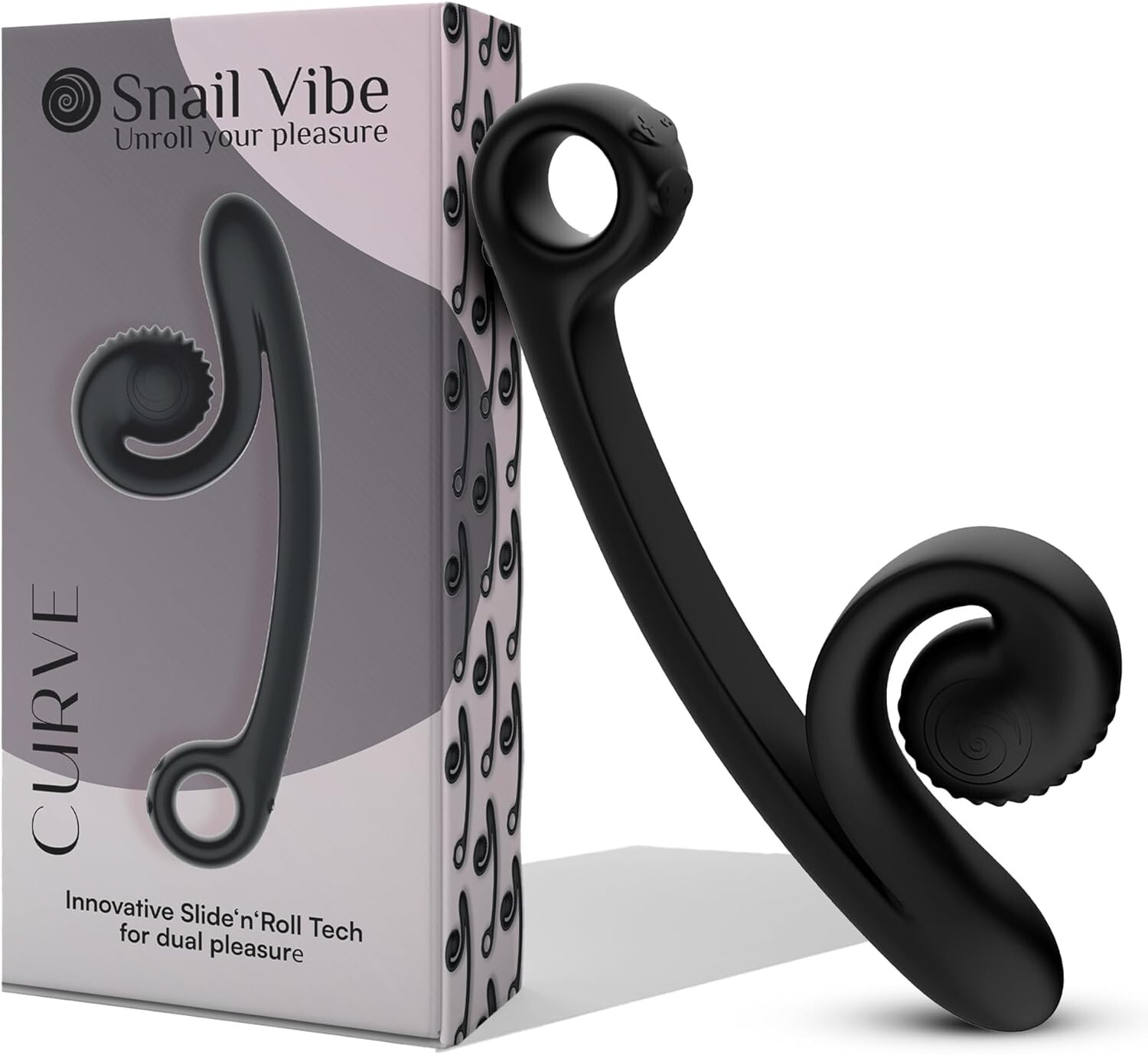 Vagina Clitoral G-Spot Vibrator Black Color By Snail Vibe Discreet Free Shipping