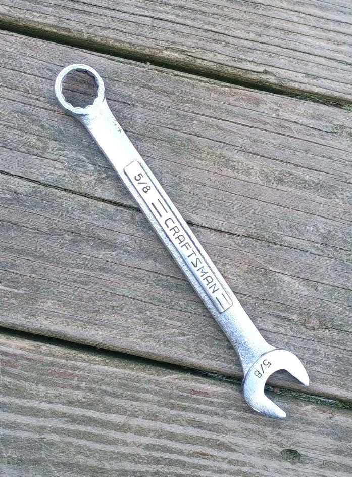 Vintage Craftsman 5/8" Combination Wrench 12 Pt -VV-44697 Made in USA