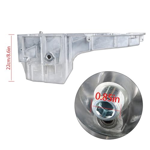 Engine Low Profile Oil Pan Retro Replacement for Silverado 1500 2001-2006