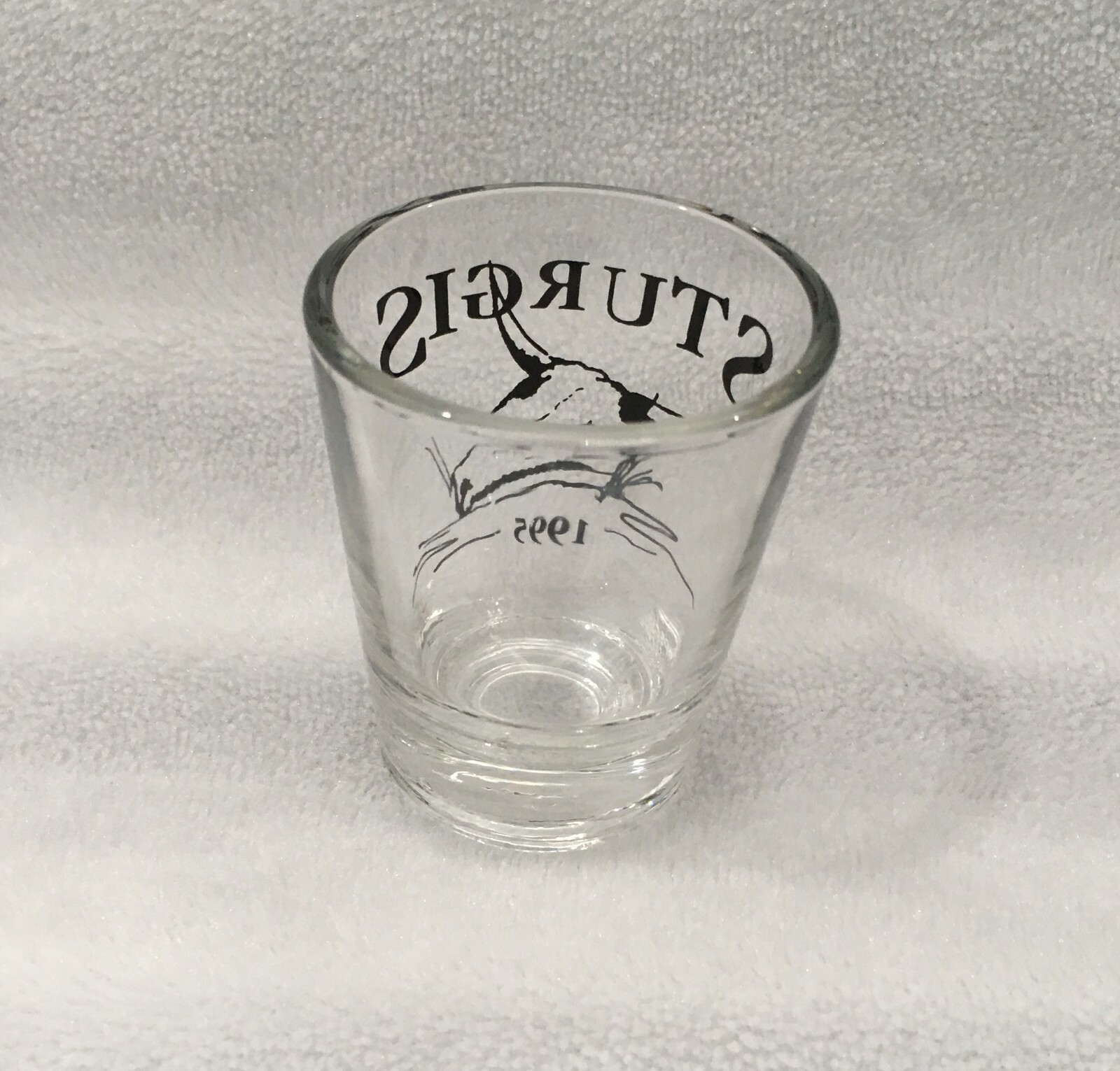 STURGIS 1995 CLEAR SHOT GLASS