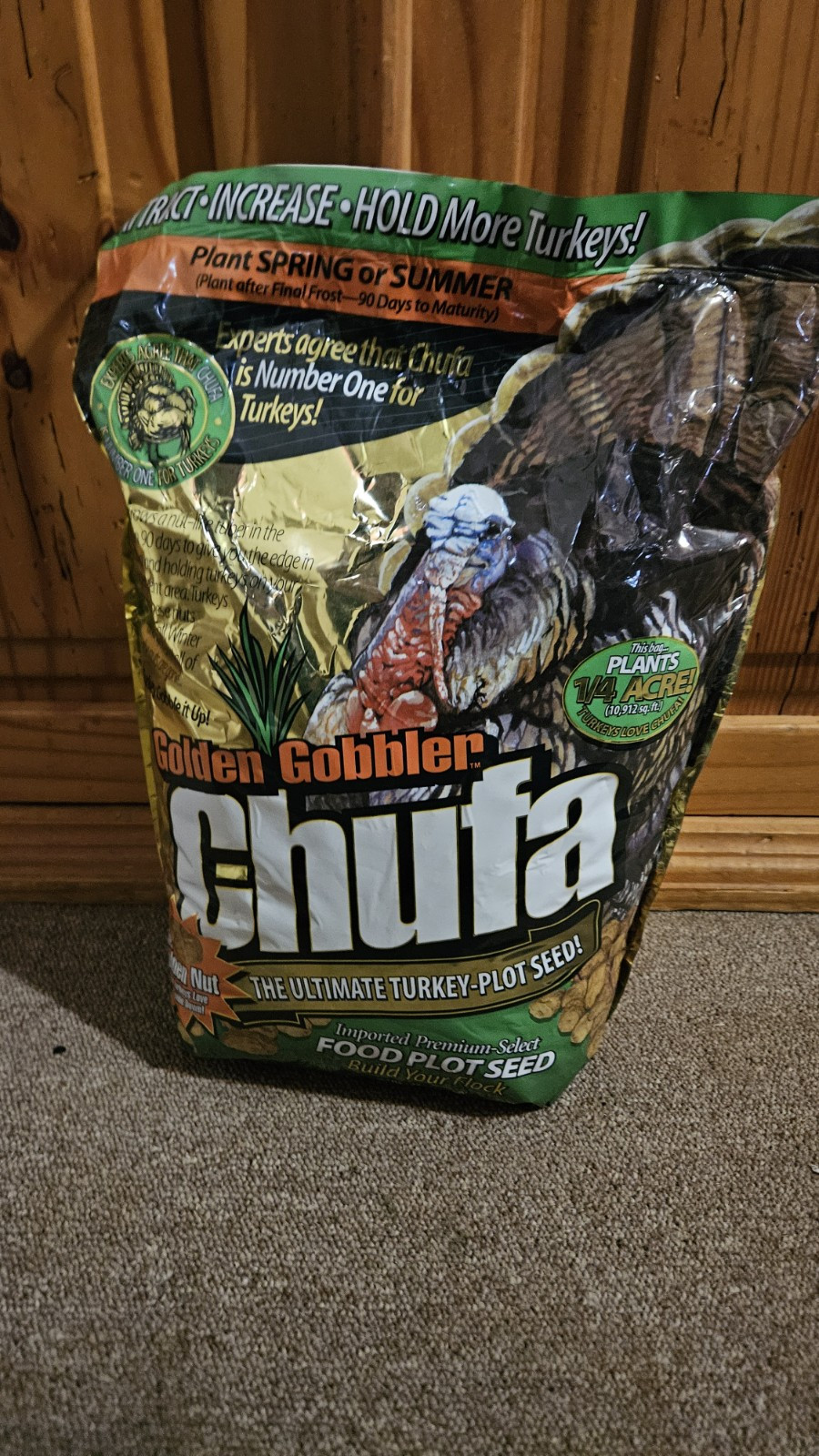 10 Lb Bag Chifa Seed, Plants 1/4 Acre. Turkey And Deer Plot.