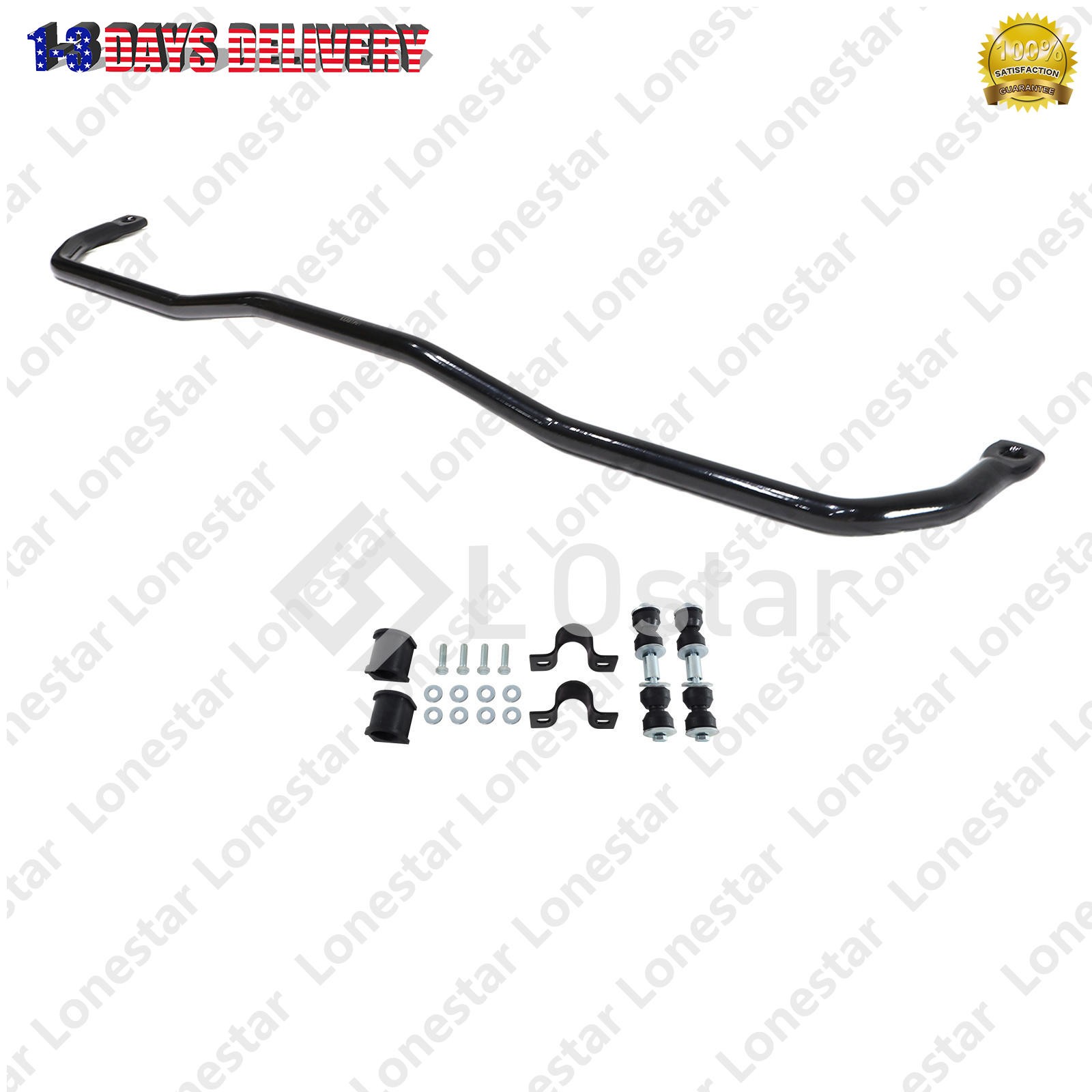 For 1967-1969 Chevy Camaro 1968-1974 Chevy Nova Black Steel Front Sway Bar Kit
