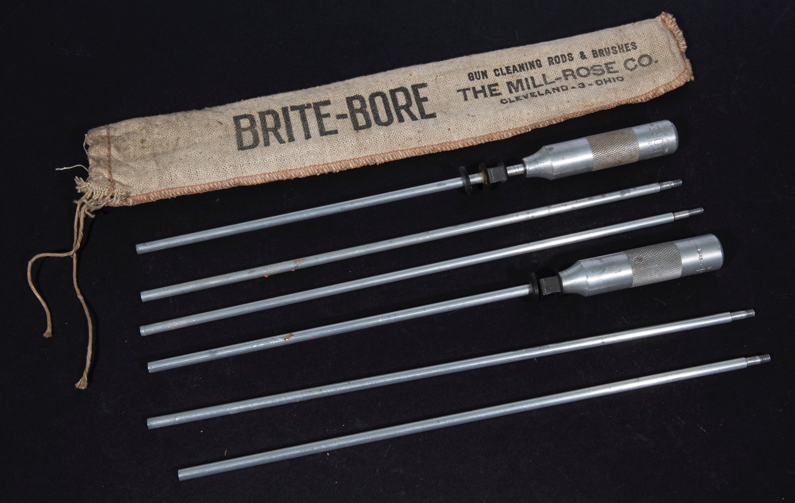 Vintage Brite Bore Gun Cleaning Rods The Mill Rose Co. Cleveland Ohio USA