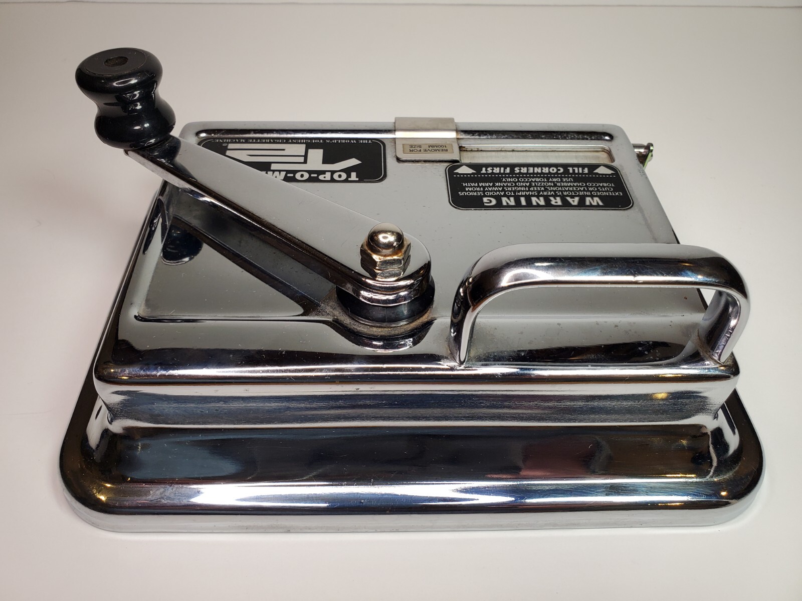 Top-O-Matic T2 Cigarette Rolling Machine - Nice