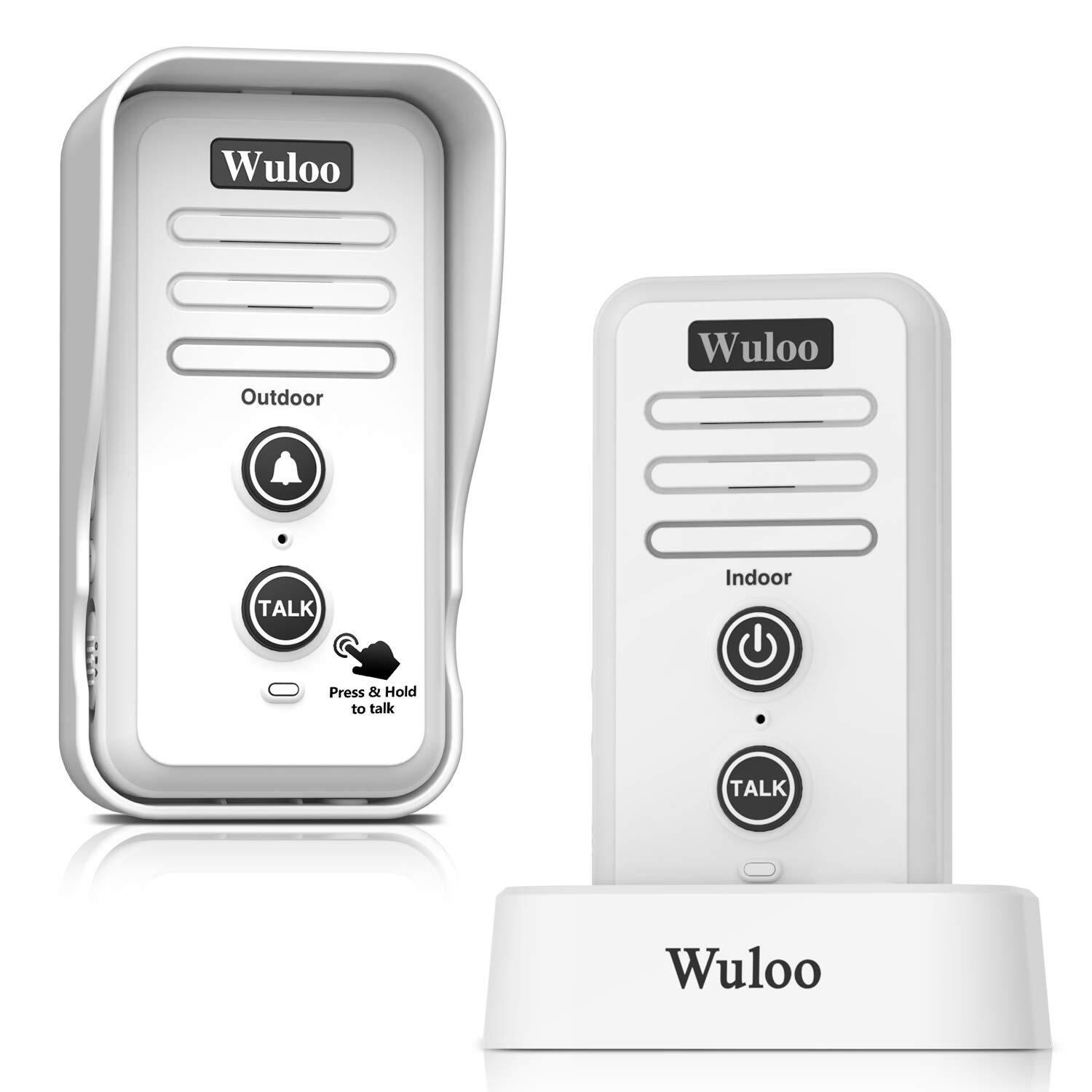1/2 Mile Range Home Wireless Doorbell Intercoms Rechargeable Battery Waterproof