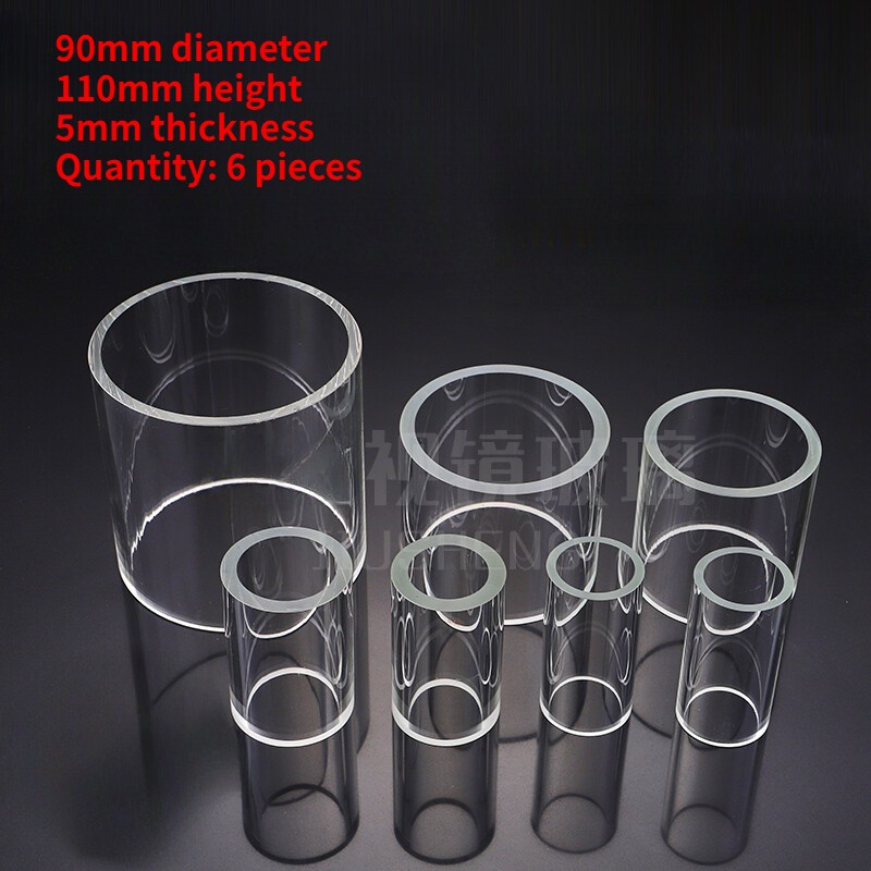 High Borosilicate Glass Tube Sight Glass Glass Viewing Cup for Chemical Pipeline