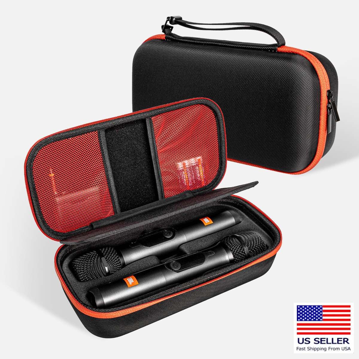 Microphone Zipper Bag Mic Speaker Storage Holder Microphone Protection Case new