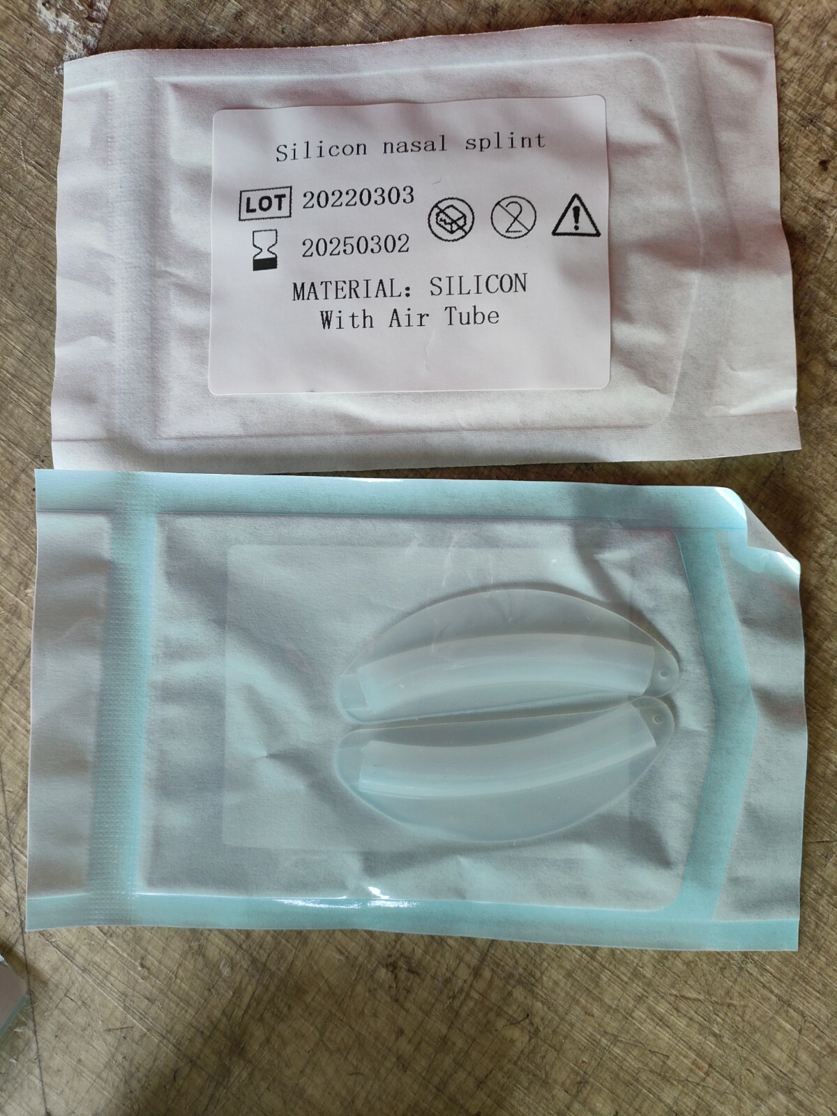 sterilized packing silicone nasal splint septoplasty doyle splint 20 pair